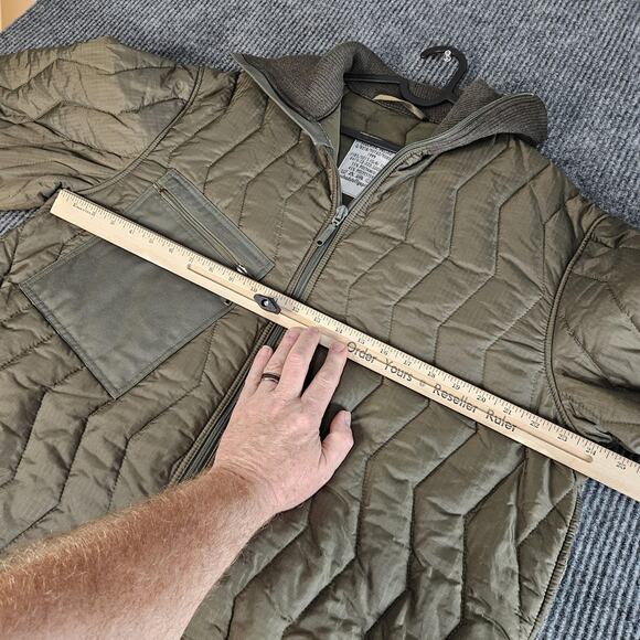 Vintage Bundeswehr German Army Jacket Mens LARGE / XL GrNr 10 Olive Quilted 90s - Picture 9 of 13